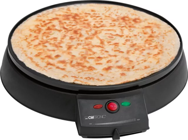 Clatronic Crêpes Maker Elektro Pfanne Pfannkuchen Antihaft Crepe Crepespfanne