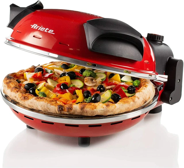 Four Pizza 400 Degres Pierre Refractaire 33 cm Pizza Cuite en 4 minutes Minuteur