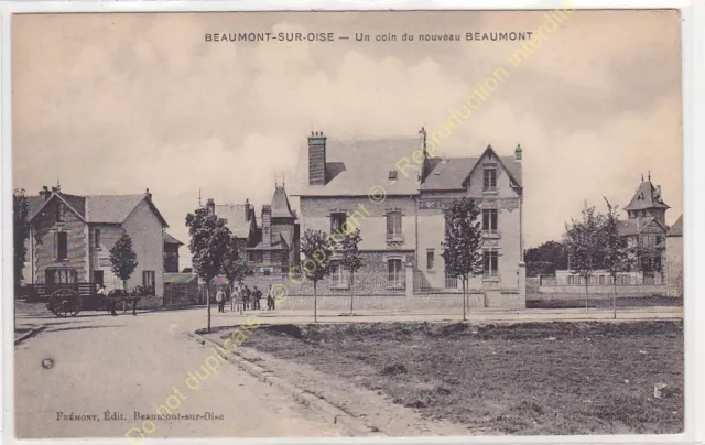 CPA 95260 BEAUMONT SUR OISE A corner of the new animated Beaumont edit FRéMONT