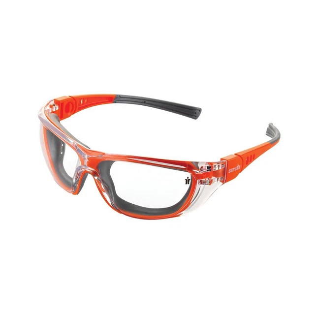 Scruffs - Occhiali di sicurezza Falcon - Arancione