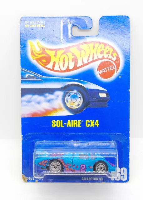 6216 Hot Wheels Carte Us / Collector 169 1991 / Sol-Air Cx4