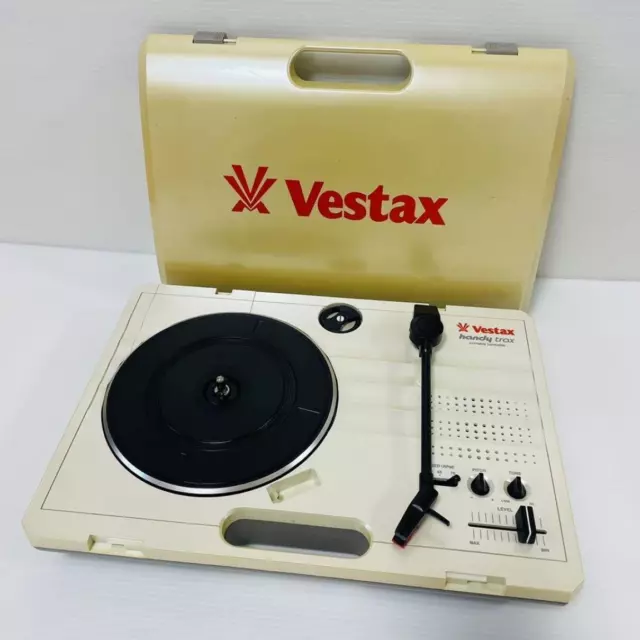 Vestax Handy Trax White Portable Turntable Handytrax Record Player