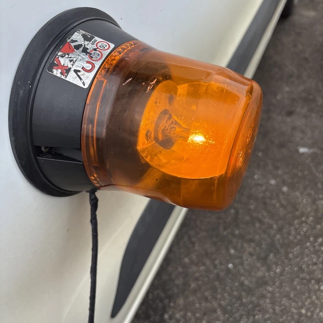 VISION ALERT AMBER flashing Magnetic Beacon warning light £10.73 ...