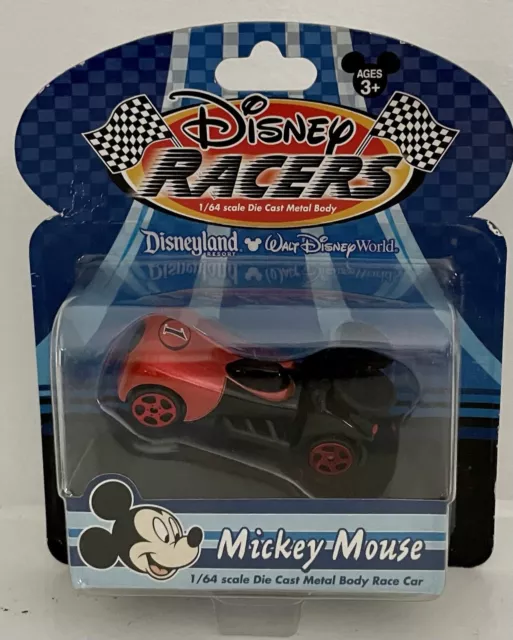 Mickey Mouse RACE CAR Die Cast Metal RACERS NEW Disney Parks Disneyland