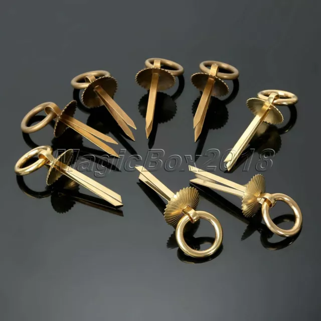 4pc Antique Jewellery Box Cabinet Drawer Hardware Cupboard Pull Ring Handle Knob