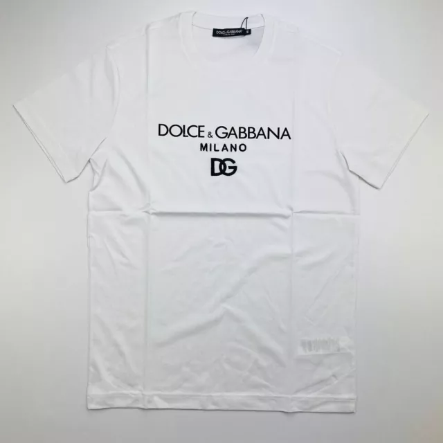 Dolce & Gabbana Men's Logo Short Sleeves T-Shirt - White