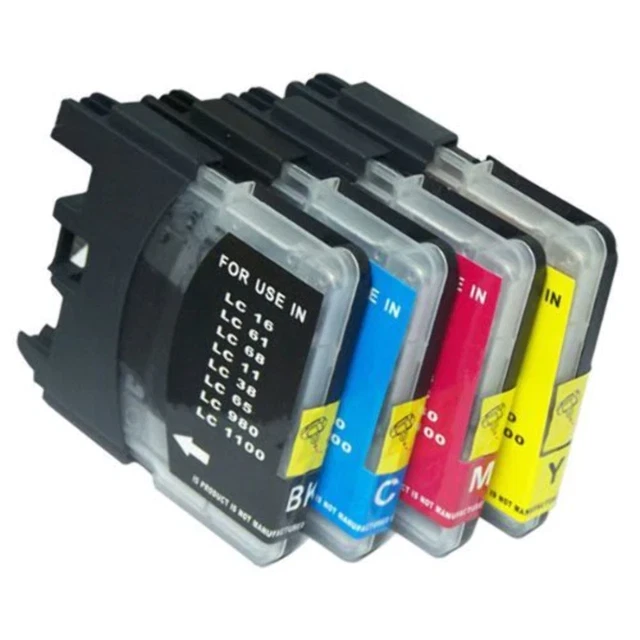 Compatible Premium Ink Cartridges LC67 / LC38 Set of 4 - Bk/C/M/Y - for use in B