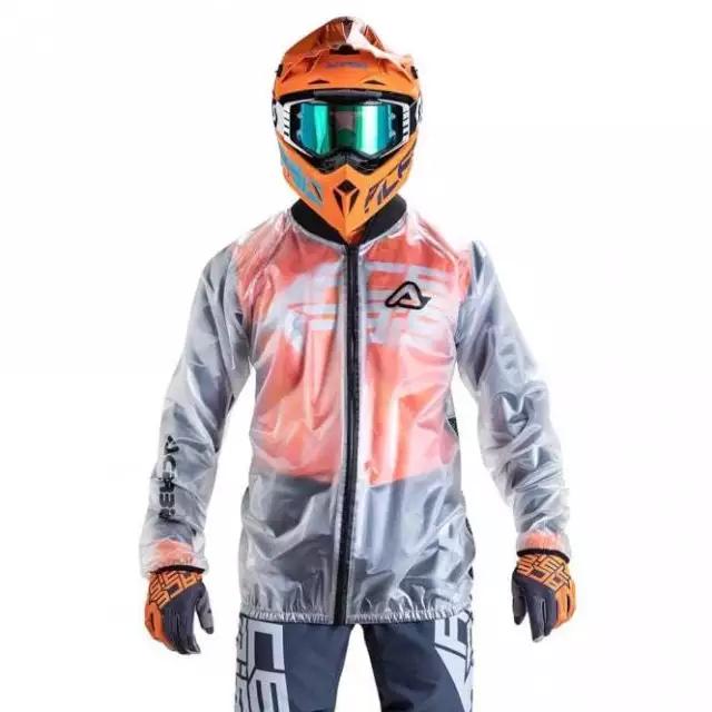 Acerbis Rain Pro wasserdicht MX Motocross Enduro klar über Jacke