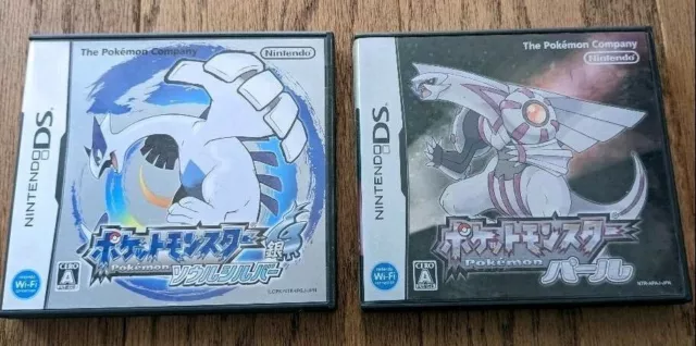 Pokemon Pocket Monsters Soul Silver & Pearl Nintendo DS NDS Japanese ver Tested