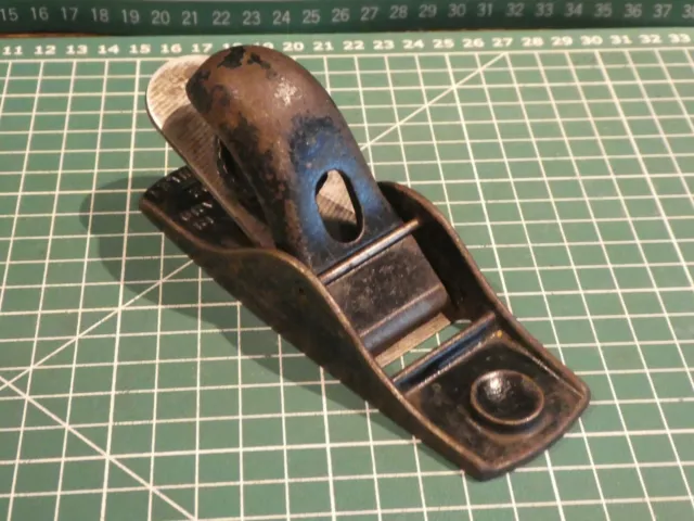 Vintage Stanley Non~Adjustable Block Plane ~ No.102 ~ Made in England