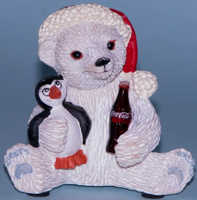 Coca Cola Heritage Collection  "Christmas Wish" polar bear w penguin