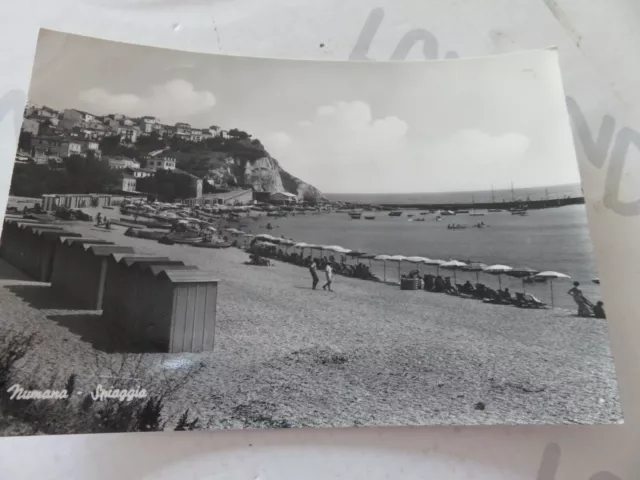 Carte Postale Période Numana (Ancône) Plage Shipped 1962