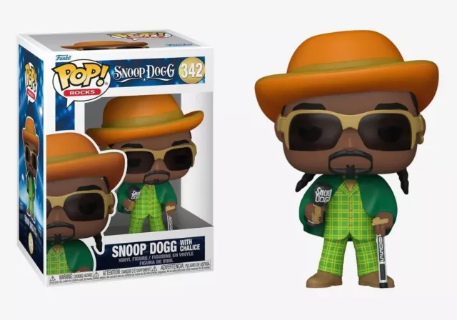 Pop Rocks Snoop Dogg With Chalice 3.75" Pop Vinyl Figure Funko 342  New In Stock