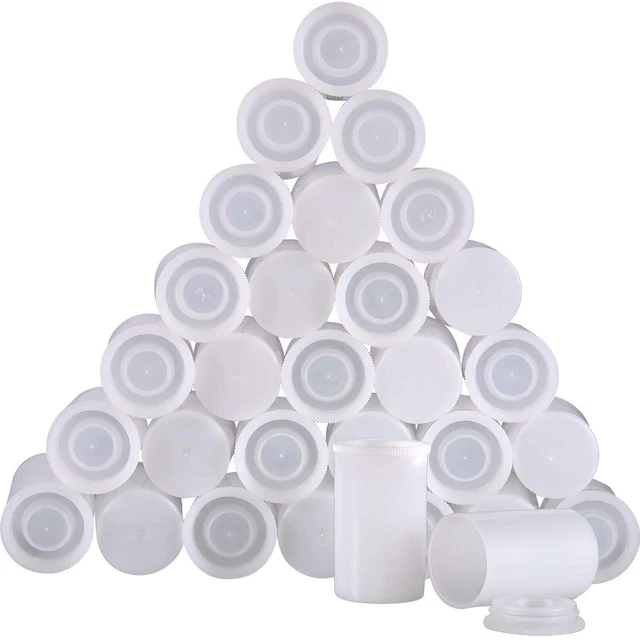30Pcs Plastic Film Canister Holder, 35 Mm Empty Camera Reel Containers