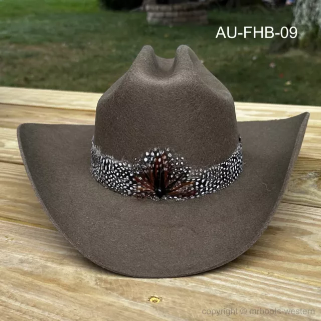 Western Feather Hat Band for Cowboy Hats AU-FHB-10