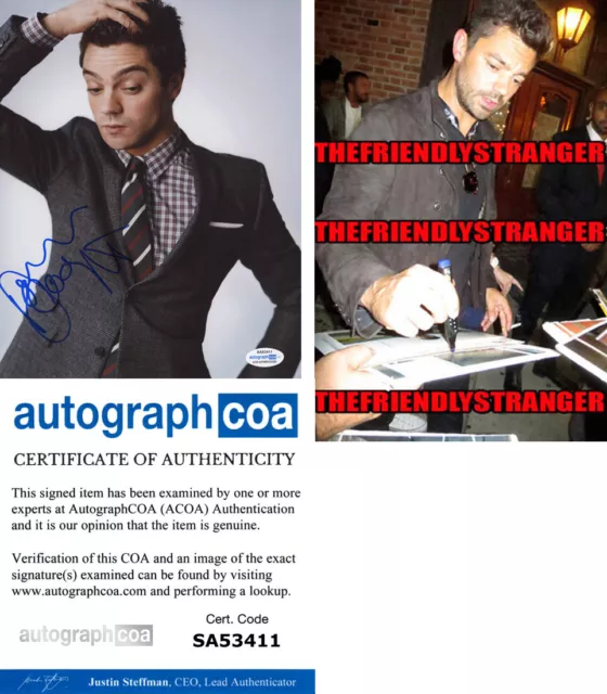 DOMINIC COOPER signed Autographed 8X10 PHOTO - Hot SEXY Preacher ACOA COA