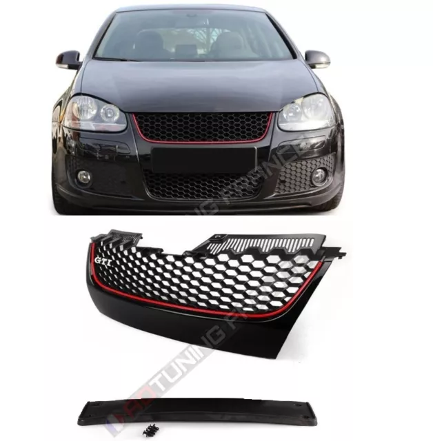  Pour VW Touareg 1 7L Calandre Sport Grille Noir Sans Sigle  Phase 1 2002-2006