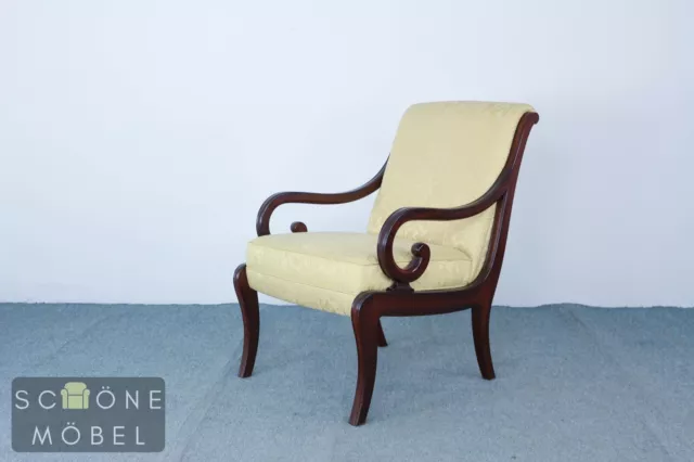 Heldense Sessel Biedermeier Armlehnensessel Antikstil Chair Armchair Englisches