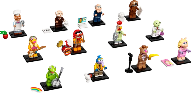 LEGO Minifigur 71033 Die Muppets - KOMPLETTES SET 12 inkl. Kermit, Tier