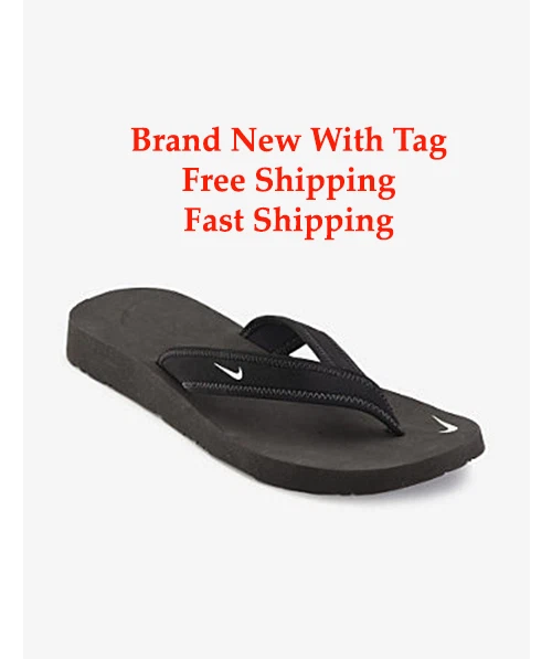 BRAND NEW NIKE CELSO THONG BLACK FLIP FLOP WOMEN Size 5 11 SHIPS