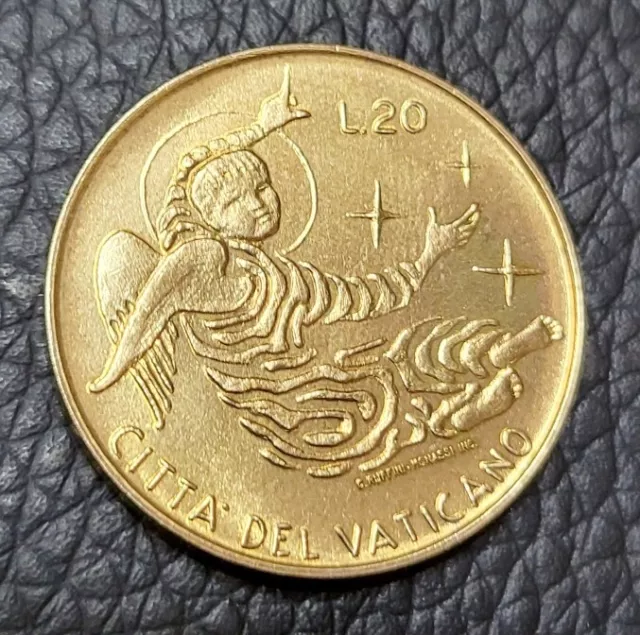 1969 Vatican City 20 Lire Coin