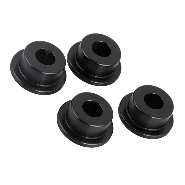 4Pcs Handlebar Riser Bushings Replaces for Harley Sportster 1973 - 2017 Black