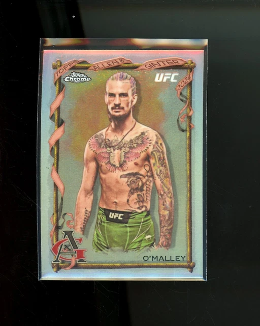 2024 TOPPS CHROME UFC Allen and Ginter réfracteur AAG23 Sean O'Malley