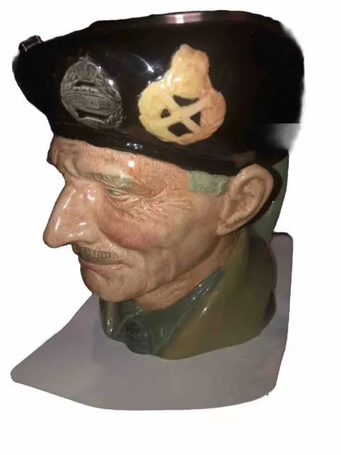 Royal Doulton 'Monty' D6202 Large Character Jug 1946 - World War Ii 2