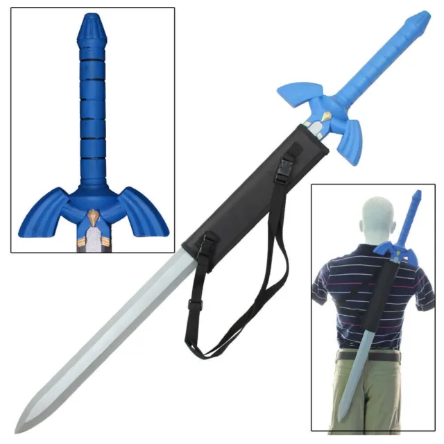 Twilight Princess Link Zelda Accurate Foam Sword FREE Nylon Sheath Game Combo