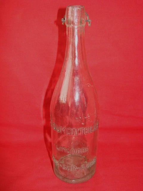 Antique Bottle Glass Lemonade G.DUMONTEILLE BAR On Dawn / Pub