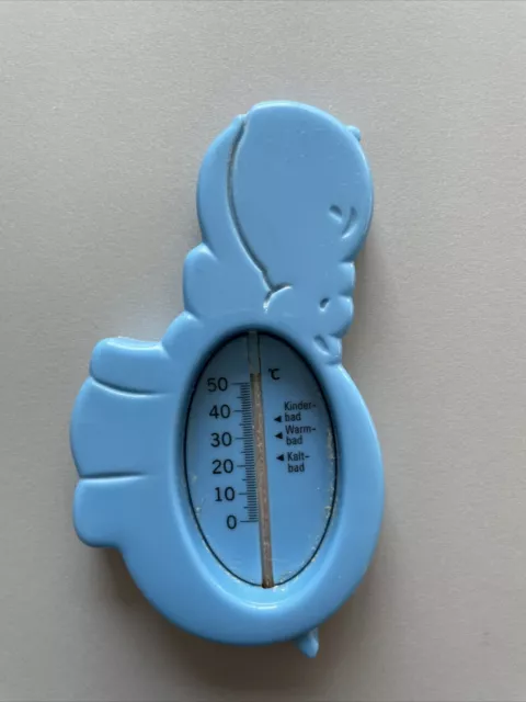 Babylove Von Dm Badethermometer Baby Kinder Bade Thermometer Blau Nilpferd