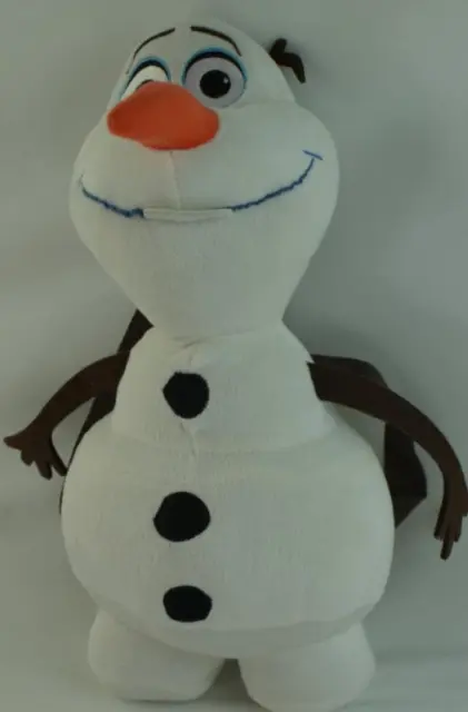 Disney Frozen Olaf Snowman Plush Stuffed Animal Kids Backpack