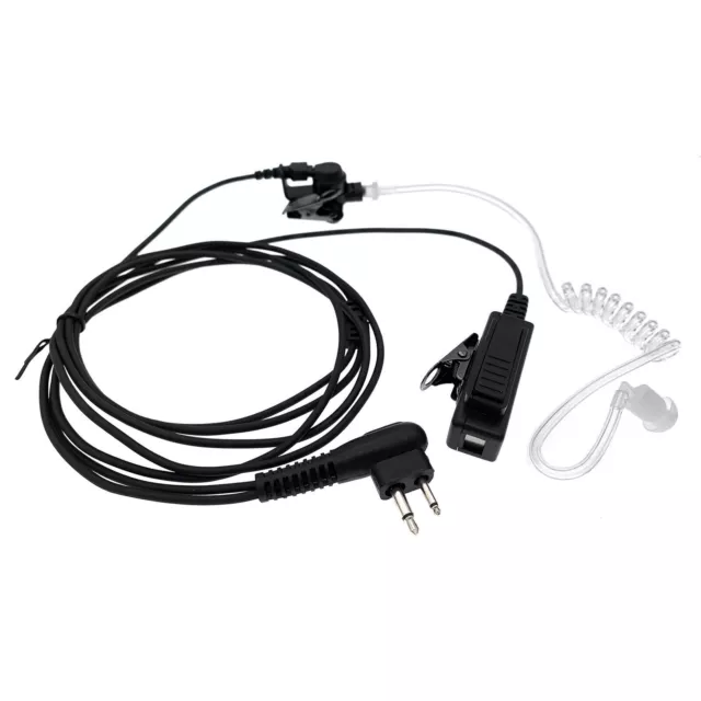 2Pin Hands Free Earpiece Push-to-talk Mic for Motorola Radio Devices 2