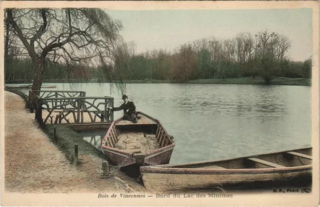 CPA PARIS ed. B.F. Bois de Vincennes Bords du Lac Daumesnil (927504)