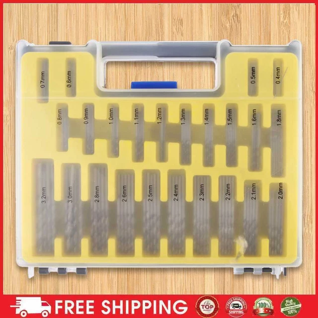 150pcs Drill Bit High Speed Steel 0.4-3.2mm Twist Drill Woodworking Accessories