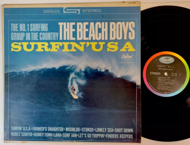 Beach Boys, the Surfin’ U.S.A. LP OG Rainbow label