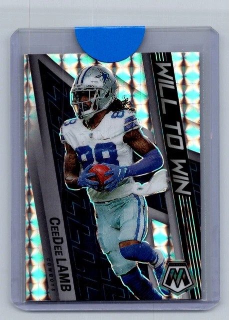 2022 Panini Mosaic Will to Win CeeDee Lamb Dallas Cowboys #WW-18 Mosaic Prizm