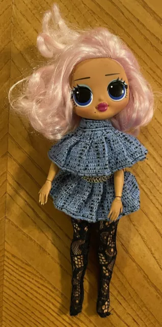 LOL Surprise OMG Doll Uptown Girl Doll Pink Hair With Clothes