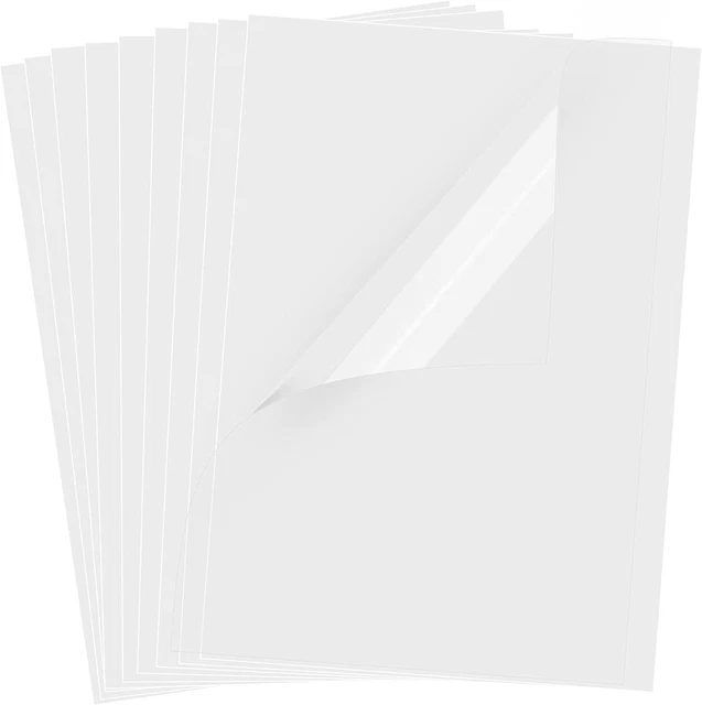 30 Sheets Transparency Film Paper, 8.5X11 Inches Transparent Film for Ink Jet P
