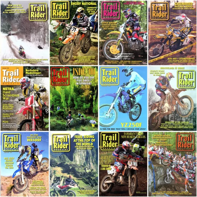 Trail Rider Magazine's USA - 1996-2003 (DVD) *Extras* Motocross Action Dirt Bike