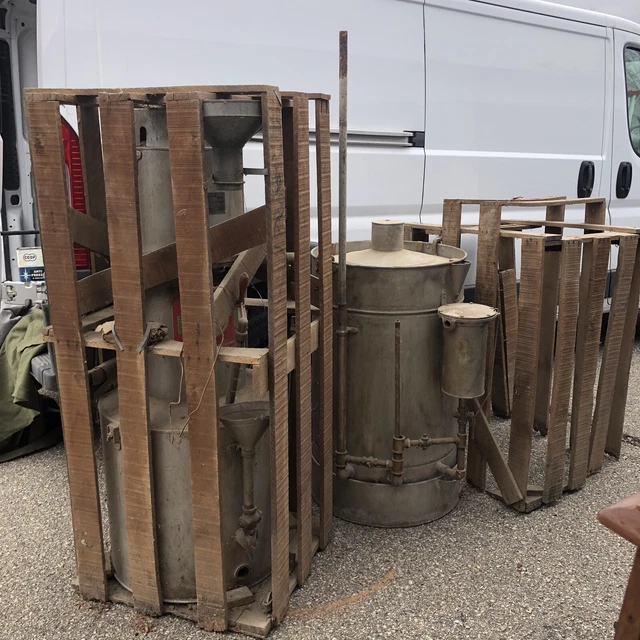 Pilot Acetylene Generator Circa 1902 Antique Atsf Railroad Original Crate Welder