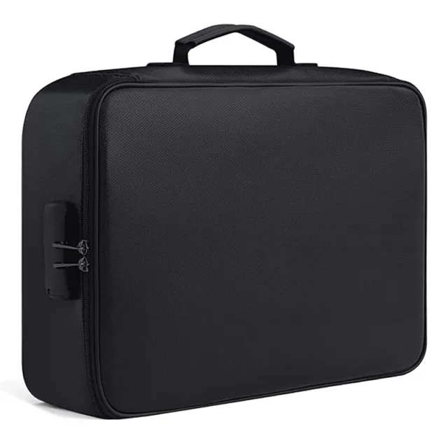 Borsa Portadocumenti Ignifuga con Serratura Home Office Travel Cassetta di 9808