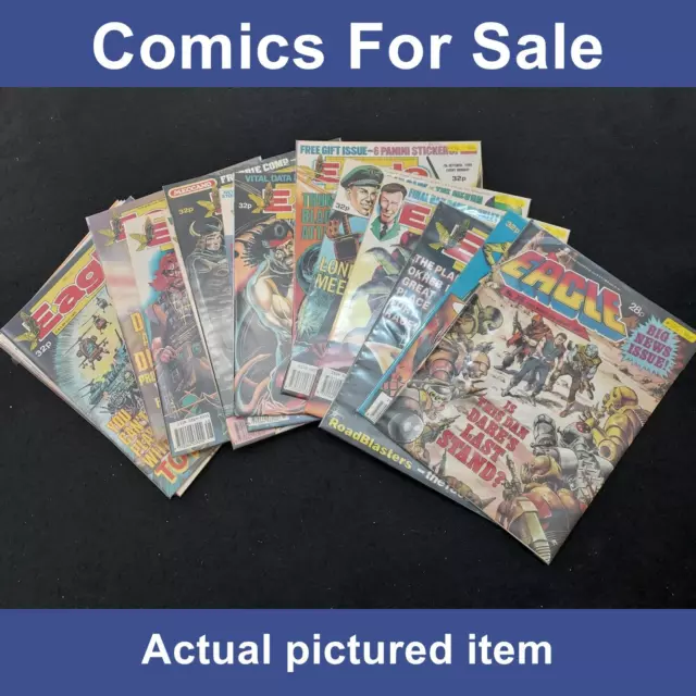 Eagle comic 1988 and 1989 - 16 issues bundle / job lot - UK IPC (LOT#10962)