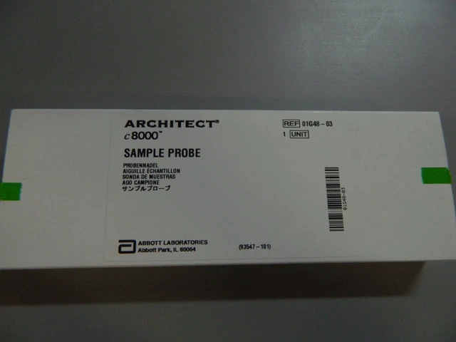 Échantillon Sonde P/N 01G48-04 Pour Architecte C8000 Systèmes