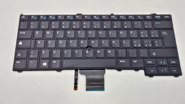 Tastatur Notebook DELL E7440 Italienische Qwerty Ersatzteil Tragbar Lackiert