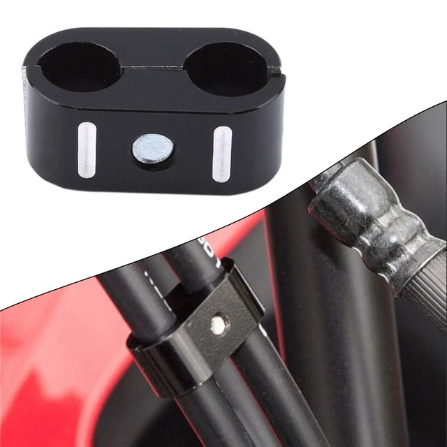 Clip de support en aluminium antioxydant pour ligne de frein moto et tuyau