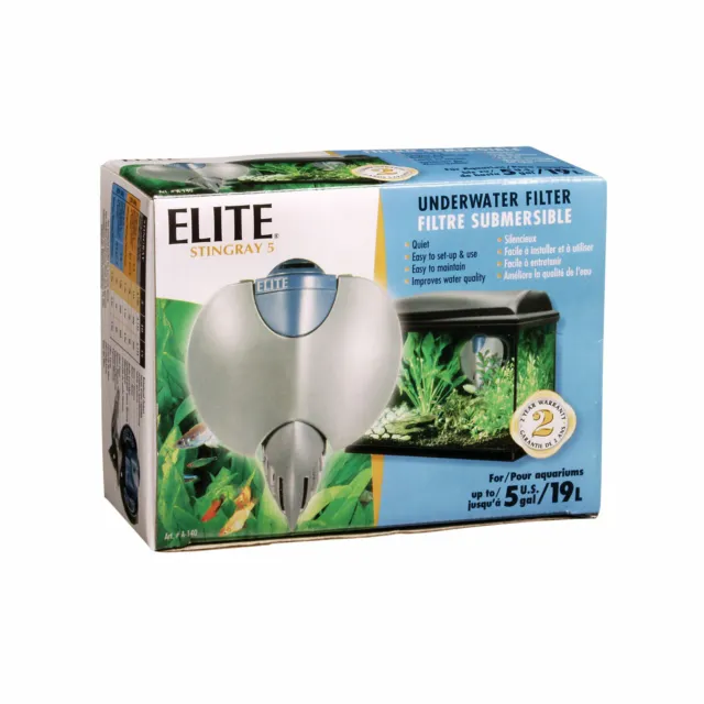 Elite Stingray Aquarium Filter 5 - Suitable for Aquariums upto 19L