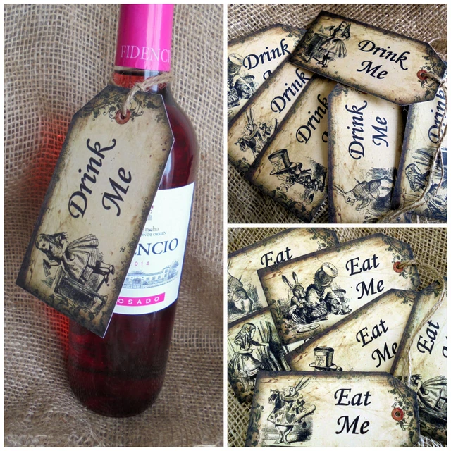 21 VINTAGE ALICE In Wonderland Eat Me Drink Me Tags Cake Rice Paper Toppers £3.30 PicClick UK 21 VINTAGE ALICE In Wonderland Eat Me Drink Me Tags Cake Rice Paper Toppers £3.30 PicClick UK