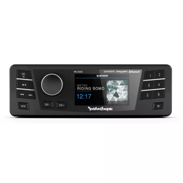 Rockford PMX-HD9813 1DIN Radio 3'' Farbdisplay & MP3 Bluetooth USB Pod AUX-IN