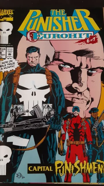 The Punisher 64-70 Marvel Comic Books VF/NM Complete Eurohit set 1-7 comics lot 3